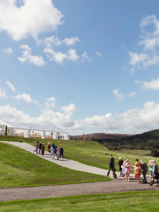 A series of marquees seamlessly linked and set into the hillside, creating a stunning space with panoramic views. Thoughtfully designed to work with the landscape for a truly memorable setting.

@jordanaevents 
@premierweddingsscotland 
@craigandevasanders 

#MarqueeWedding #LuxuryMarquee #BespokeEvents #GreenFieldMarquees #MarqueeHireScotland